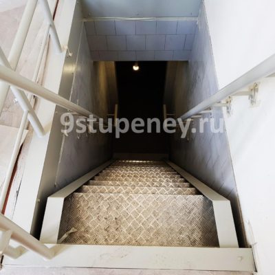 Техническая лестница в подвал (5)